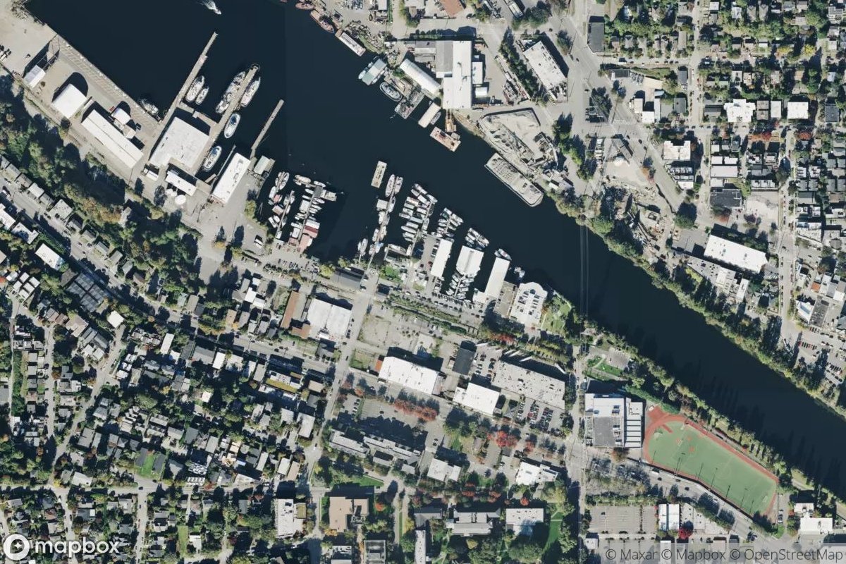 Satellite view of Canal Marina