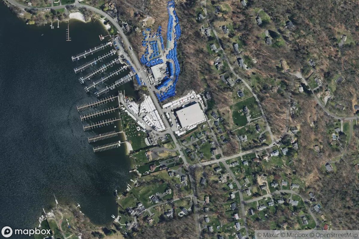 Satellite view of Candlewood East Marina
