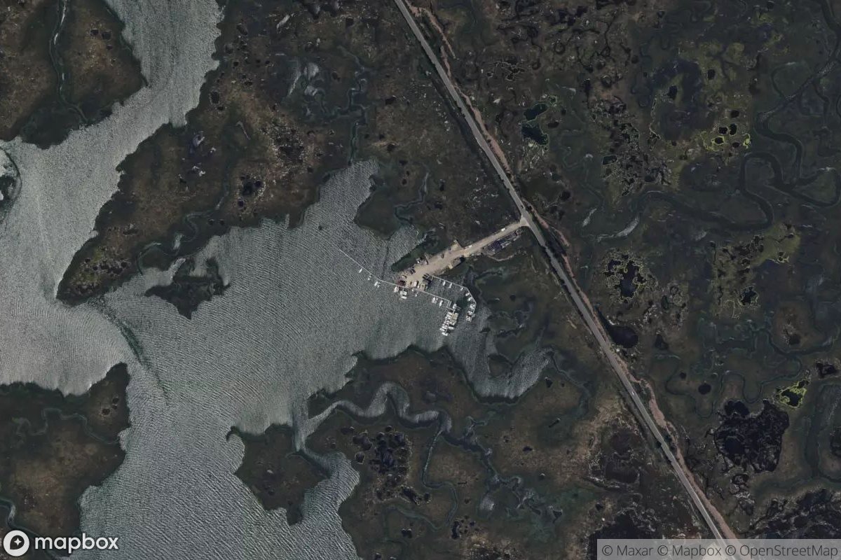 Satellite view of Cape Horn Marina