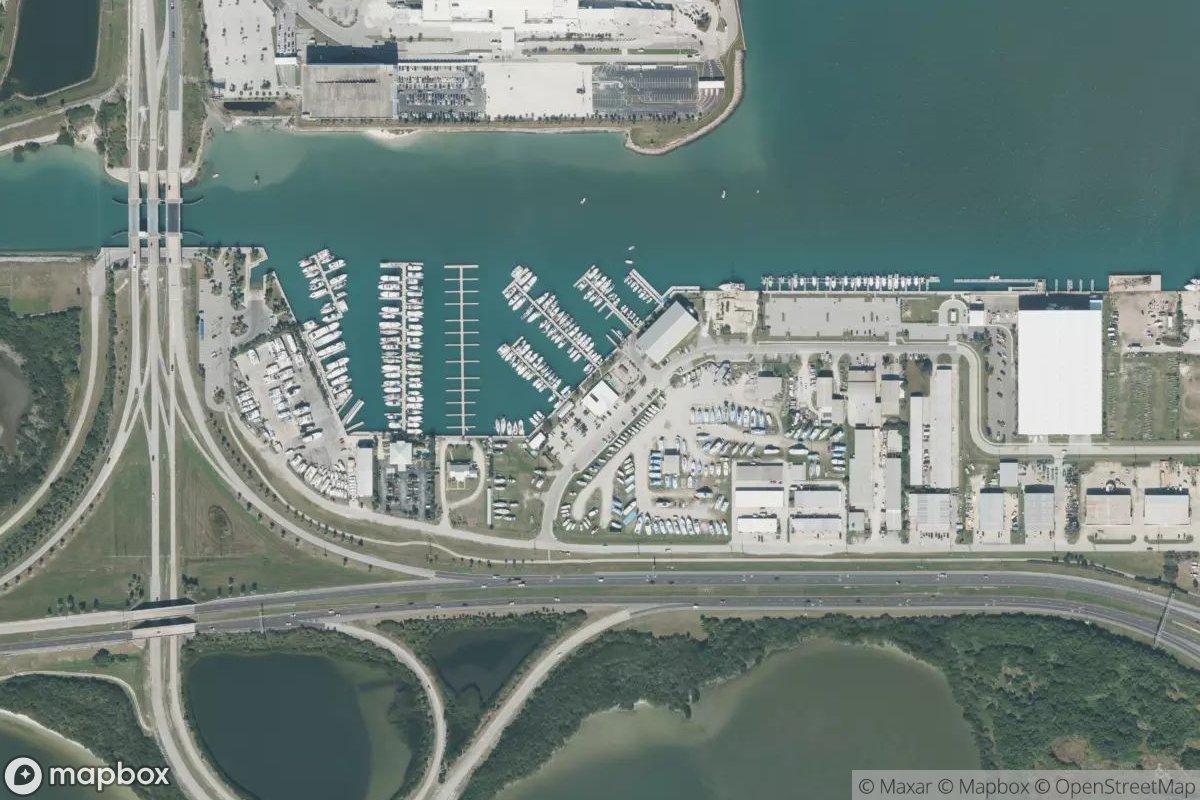 Satellite view of Cape Marina