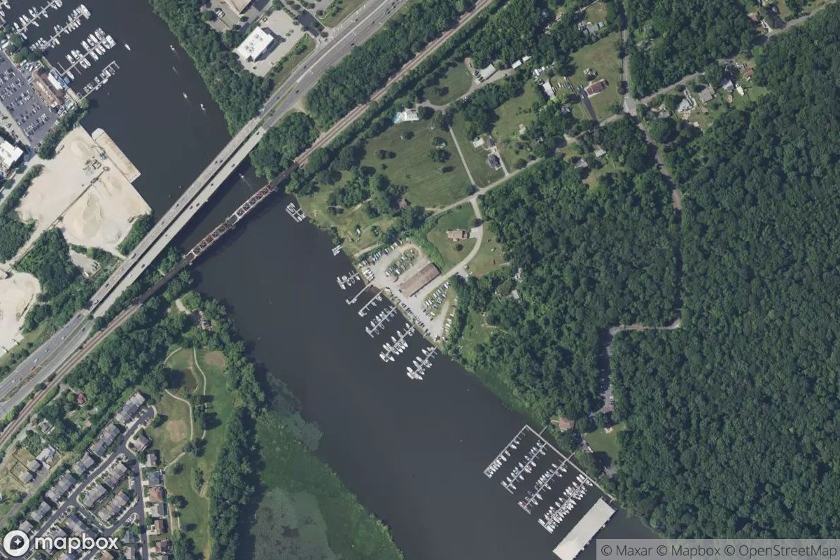 Satellite view of Captain John Beach Marina