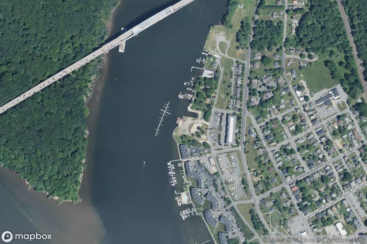 Satellite view of Captain Lee's Marina