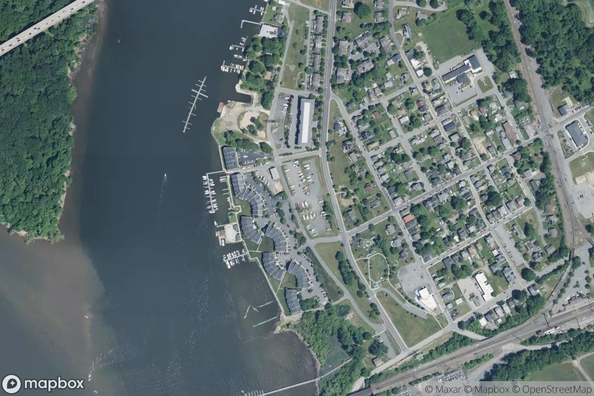 Satellite view of Captain Lee's Marina