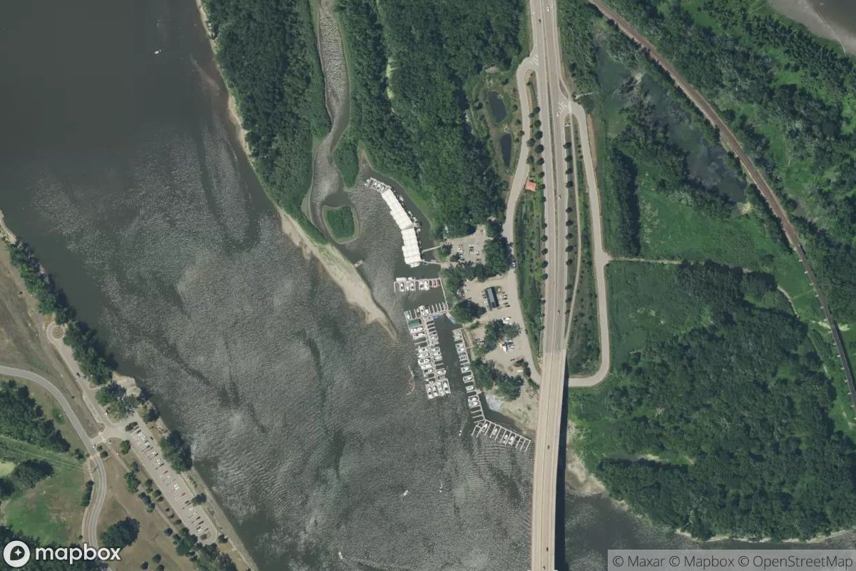 Satellite view of Captains Bay Marina (Hub's)