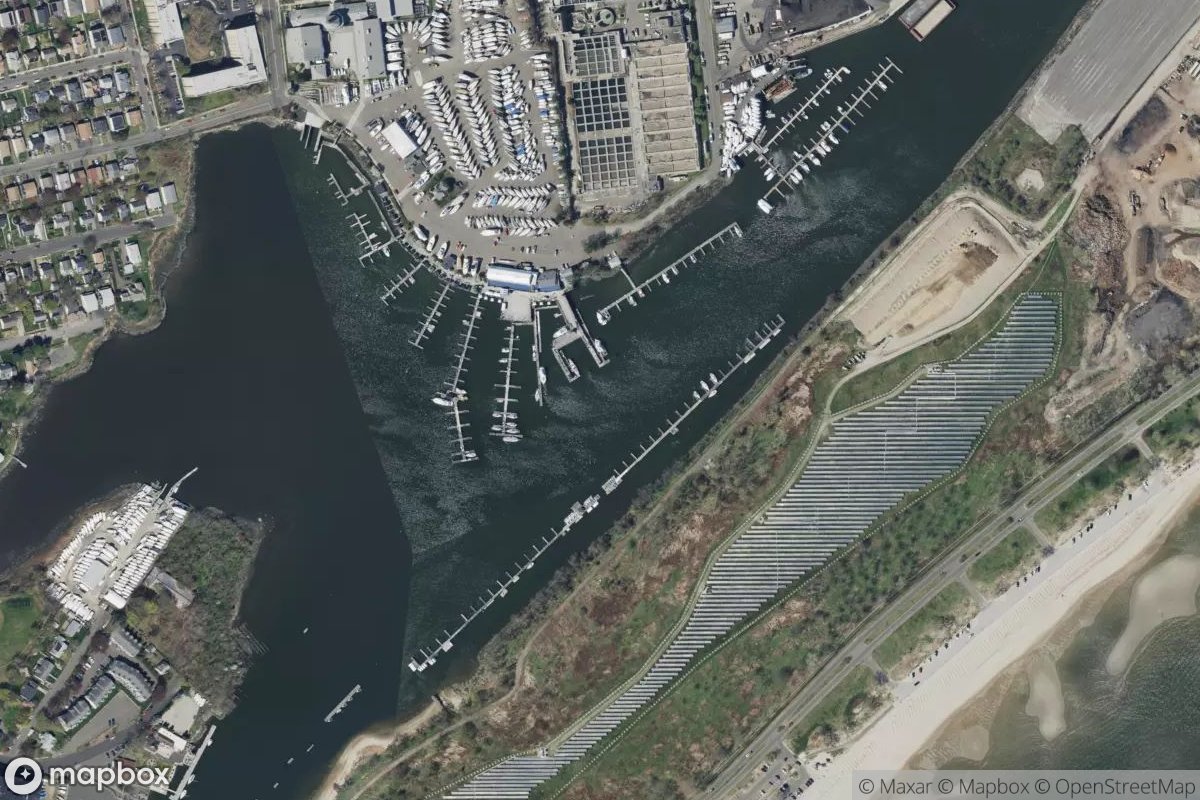 Satellite view of Captain's Cove Seaport