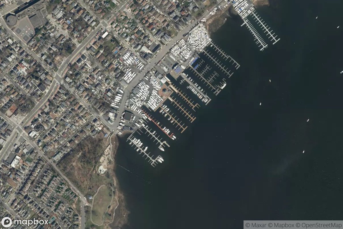 Satellite view of Captains Marina
