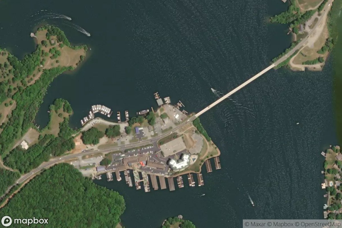 Satellite view of Captain's Quarters