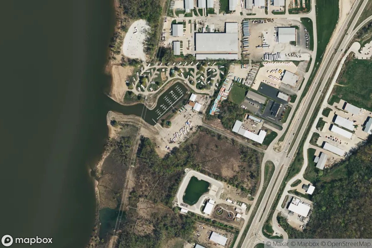 Satellite view of Carl Spindler Marina
