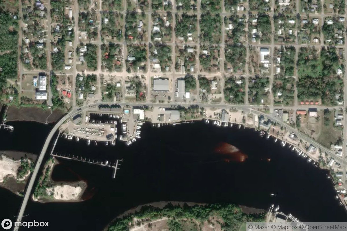 Satellite view of Carrabelle Marina
