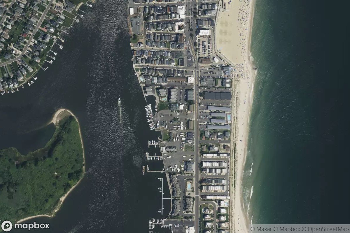 Satellite view of Carriage House Marina