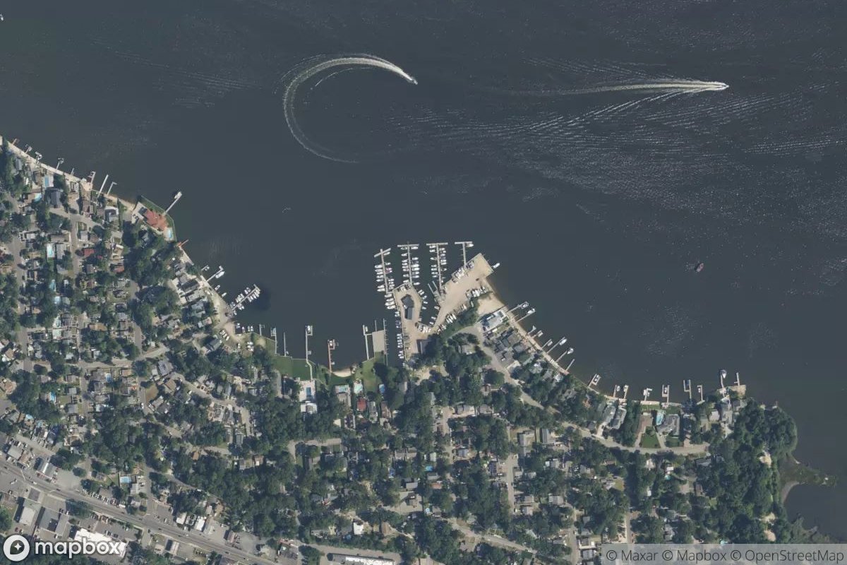 Satellite view of Cassidy's Breton Woods Marina