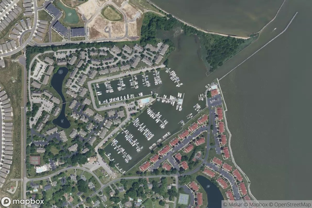 Satellite view of Castle Marina