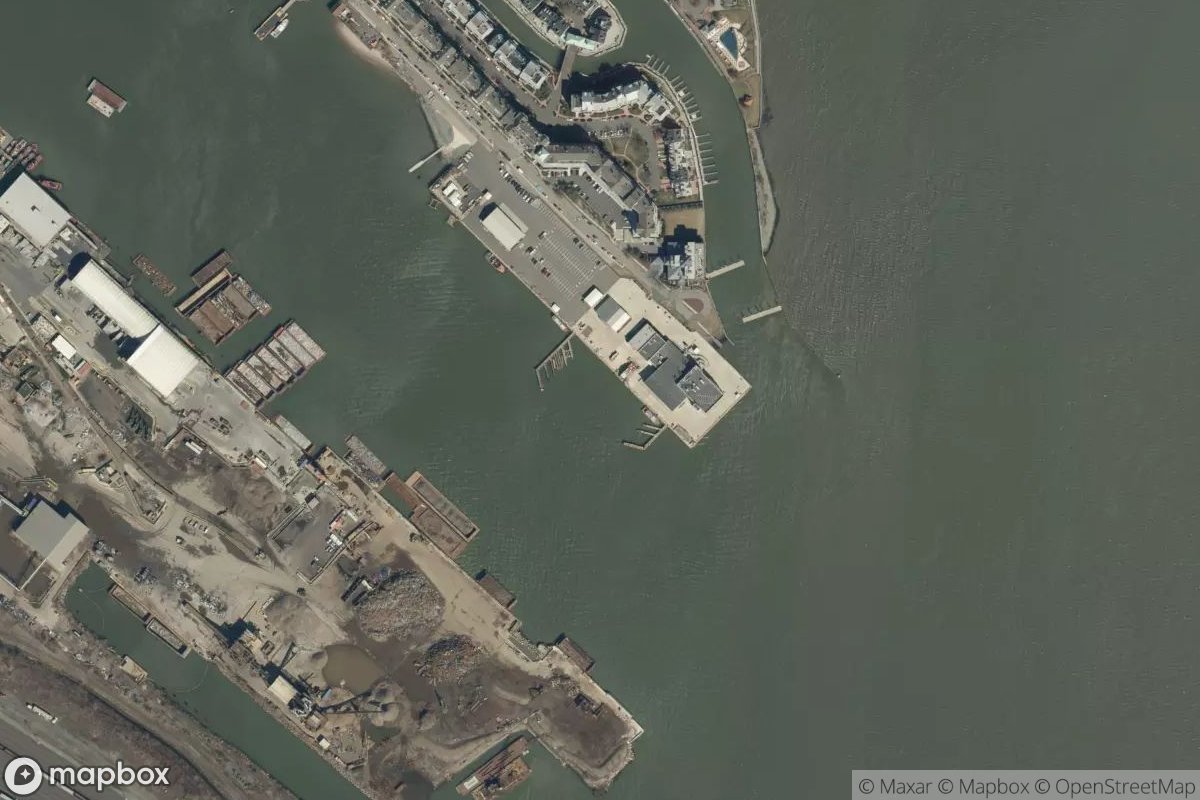 Satellite view of Caven Point Marine Terminal