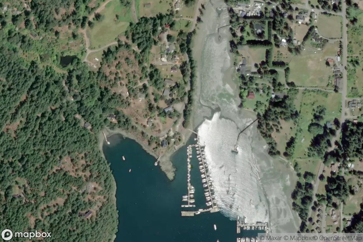 Satellite view of Cayou Quay Marina