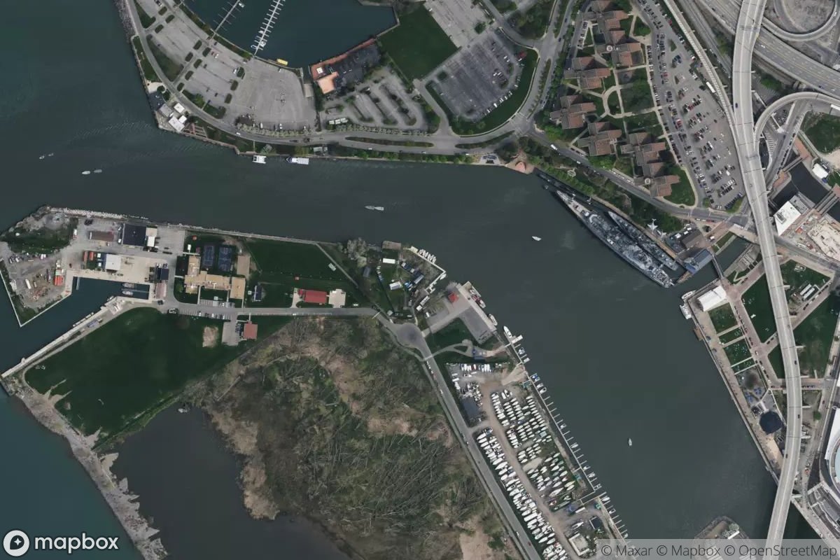 Satellite view of Cazenovia Community Boating Center