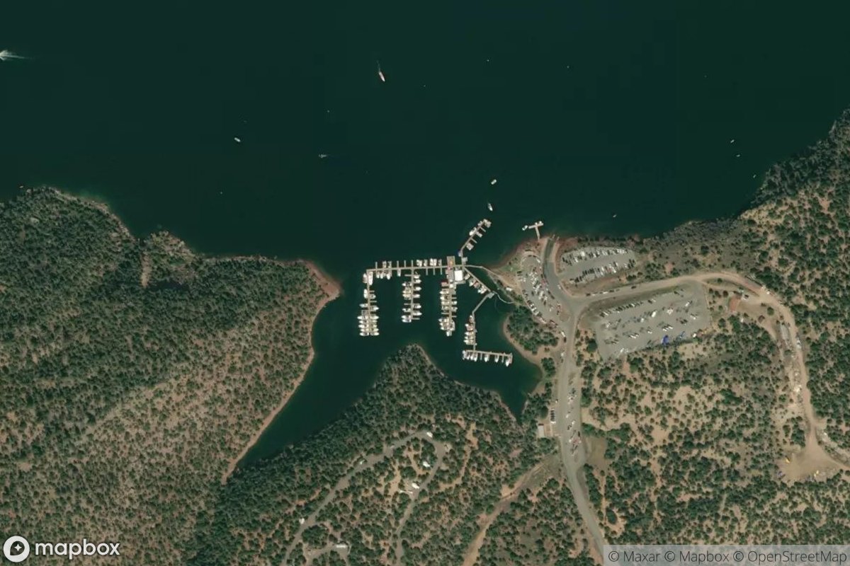 Satellite view of Cedar Springs Marina