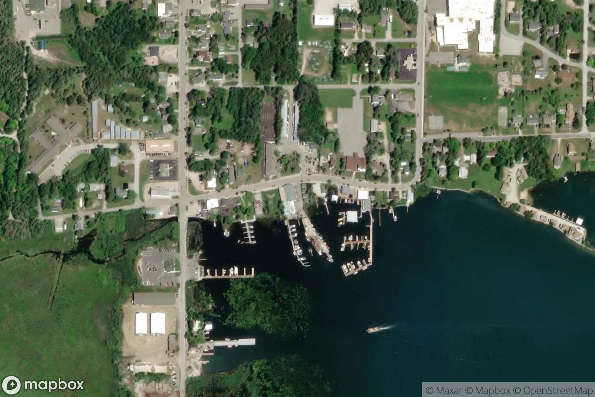 Satellite view of Cedarville Marine