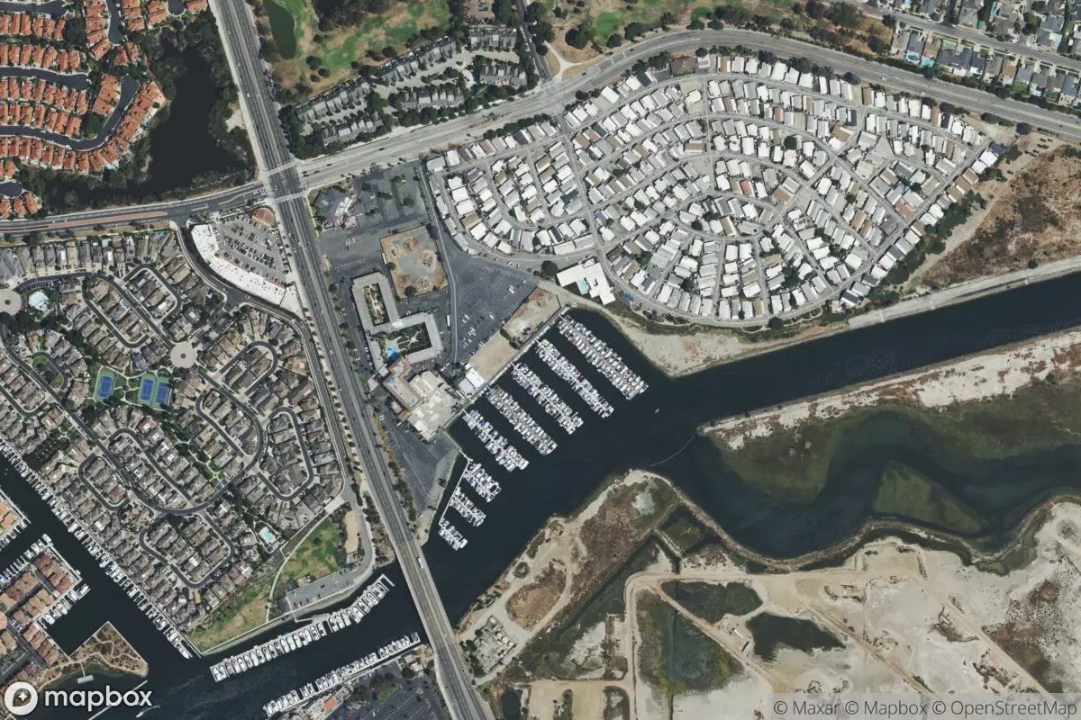 Satellite view of Cerritos Bahia Marina