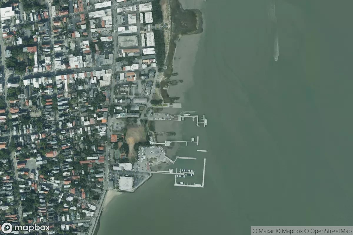 Satellite view of Charleston Branch Pilots Association