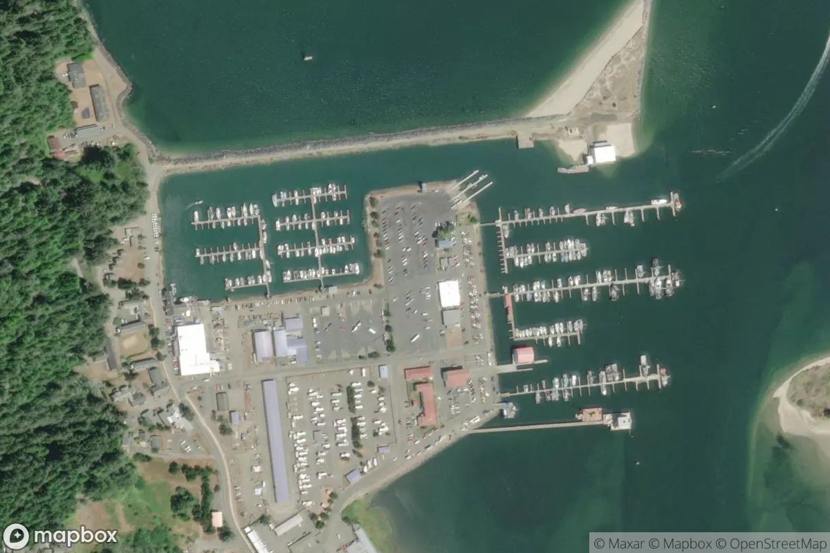 Satellite view of Charleston Marina