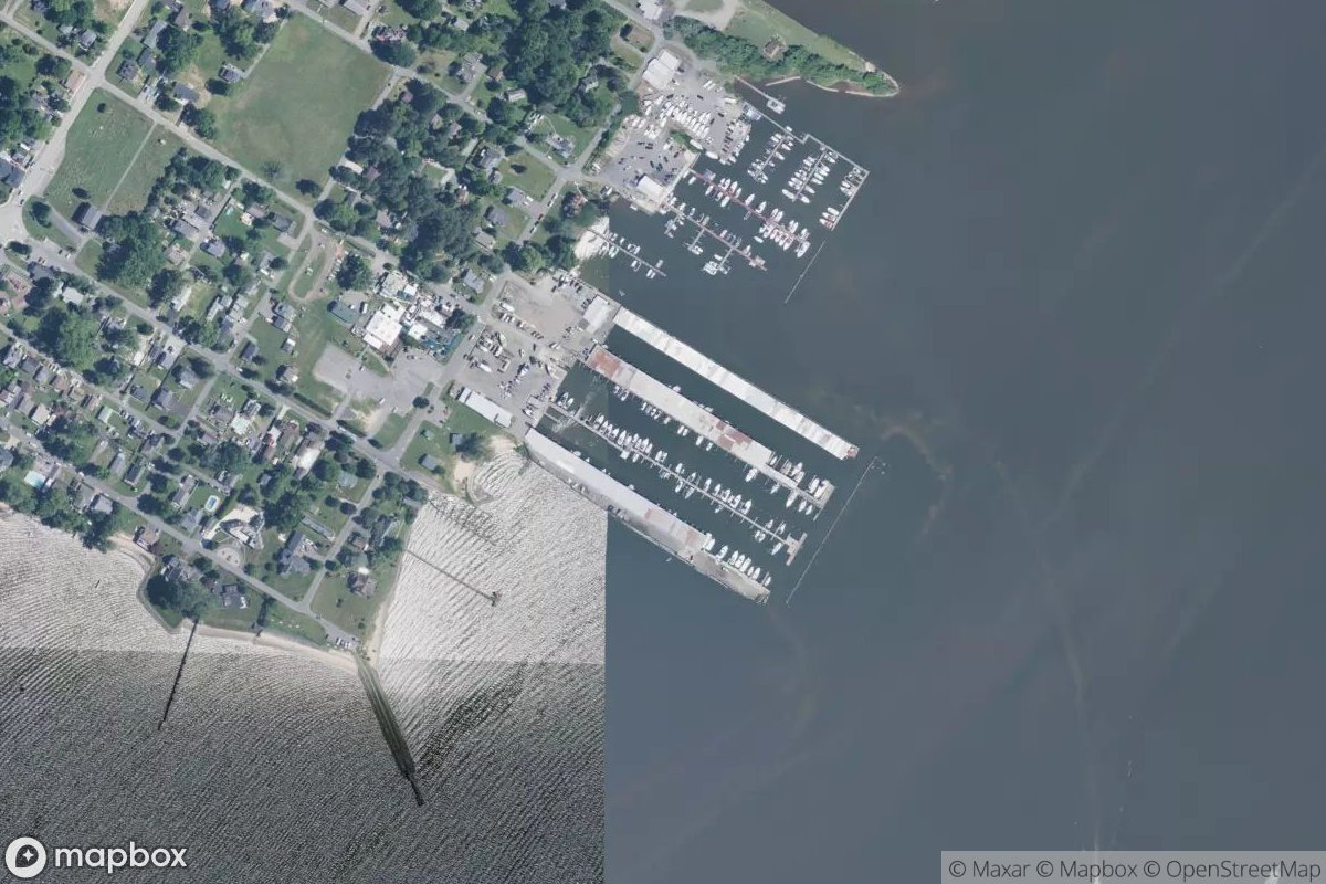 Satellite view of Charlestown Marina