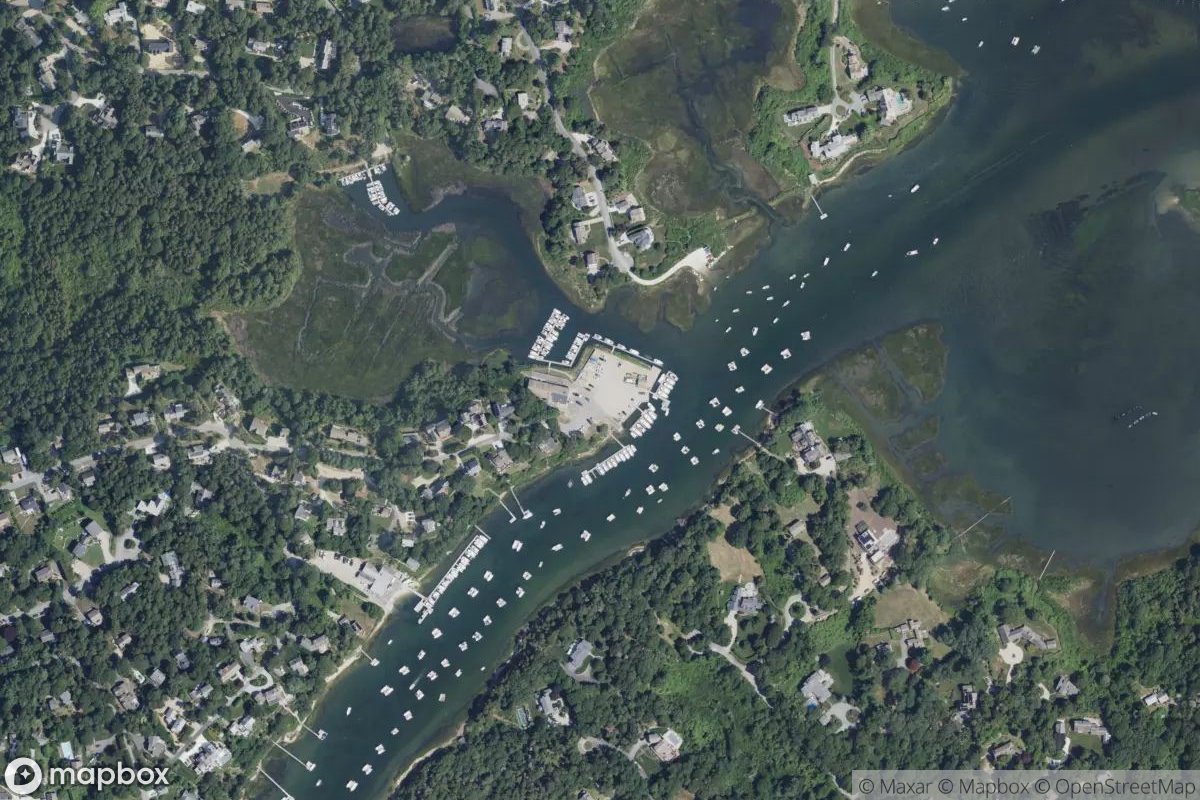 Satellite view of Chatham Yacht Basin