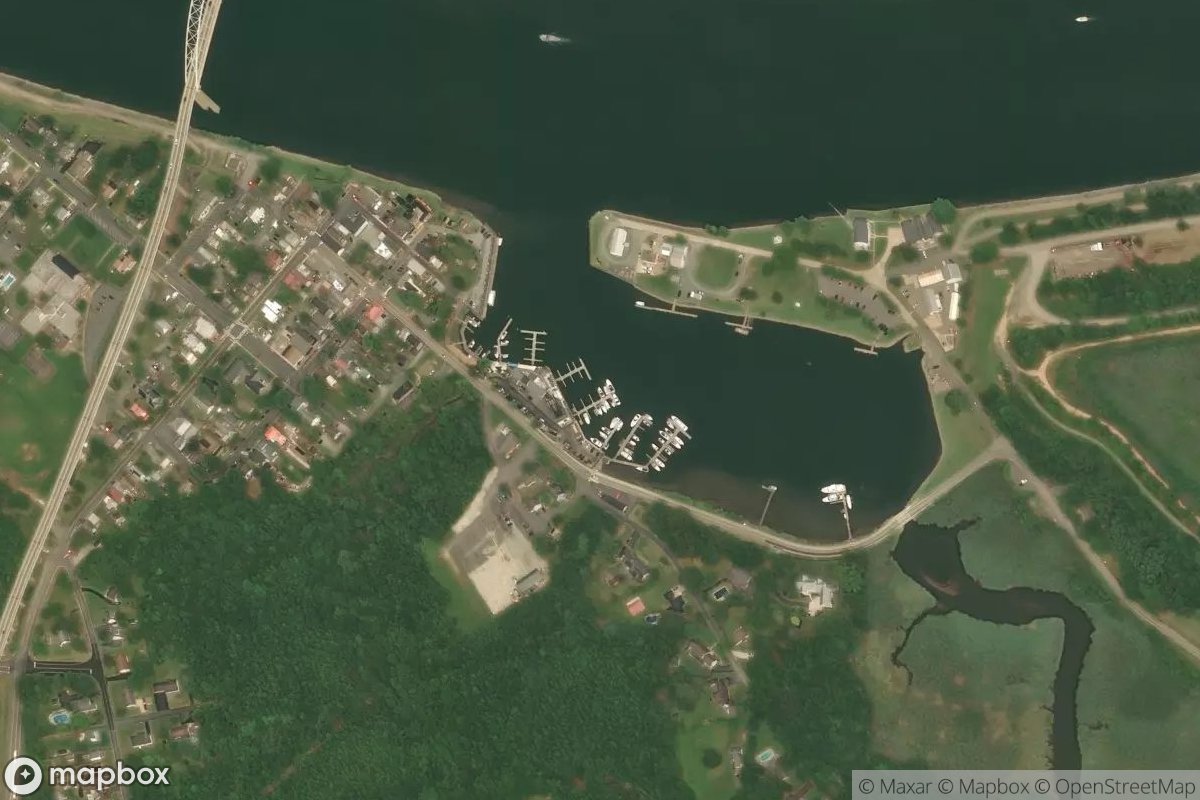Satellite view of Chesapeake Inn Marina