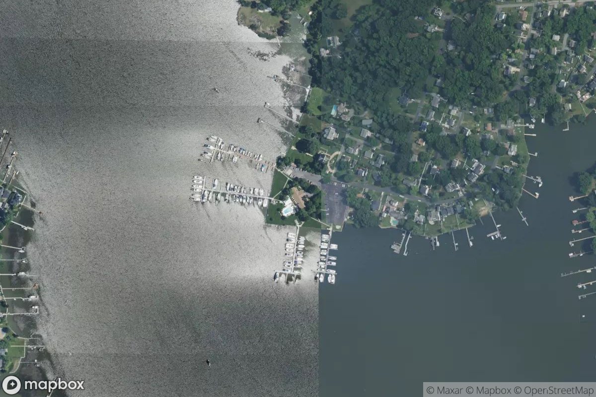 Satellite view of Chesapeake Yacht Club