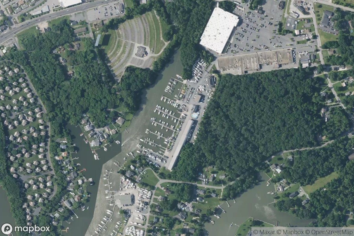 Satellite view of Chesapeake Yachting Center