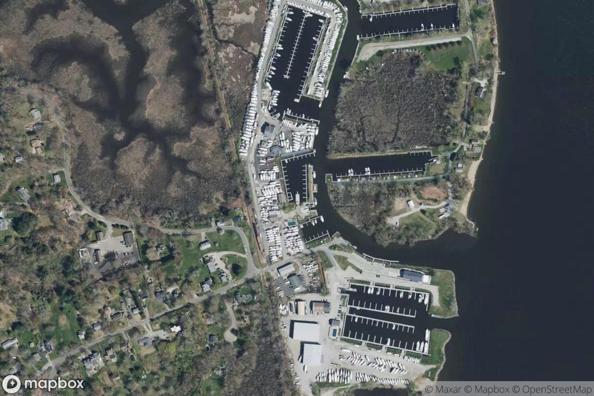Satellite view of Chester Marina