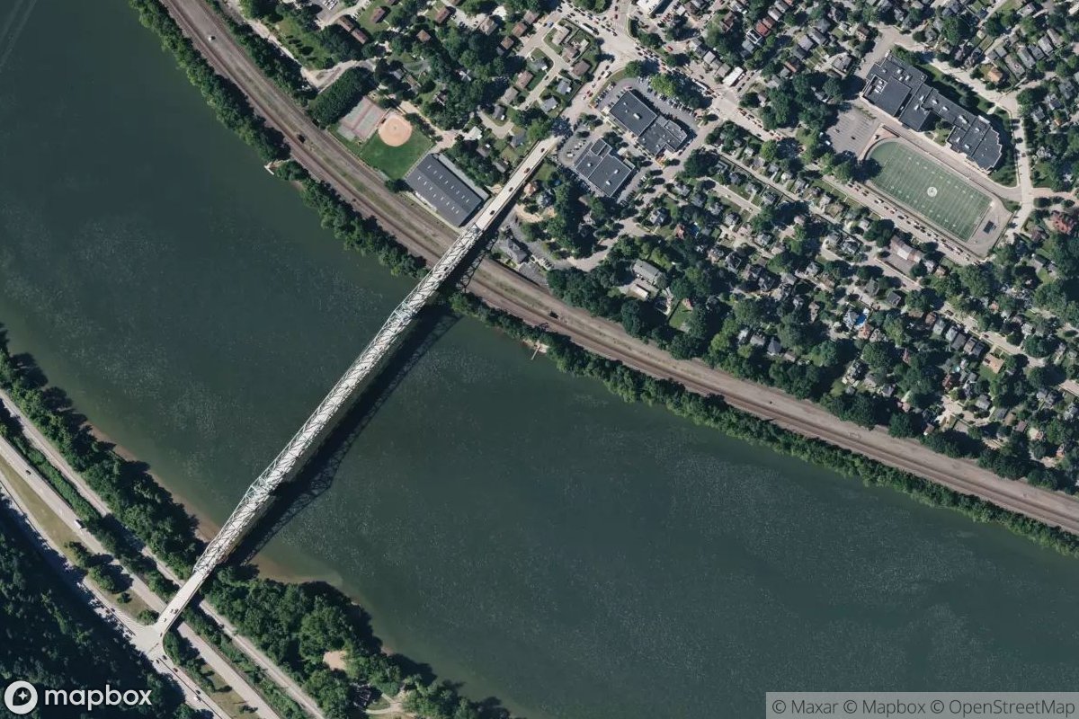 Satellite view of Chestnut Street Motorized Boat Dock