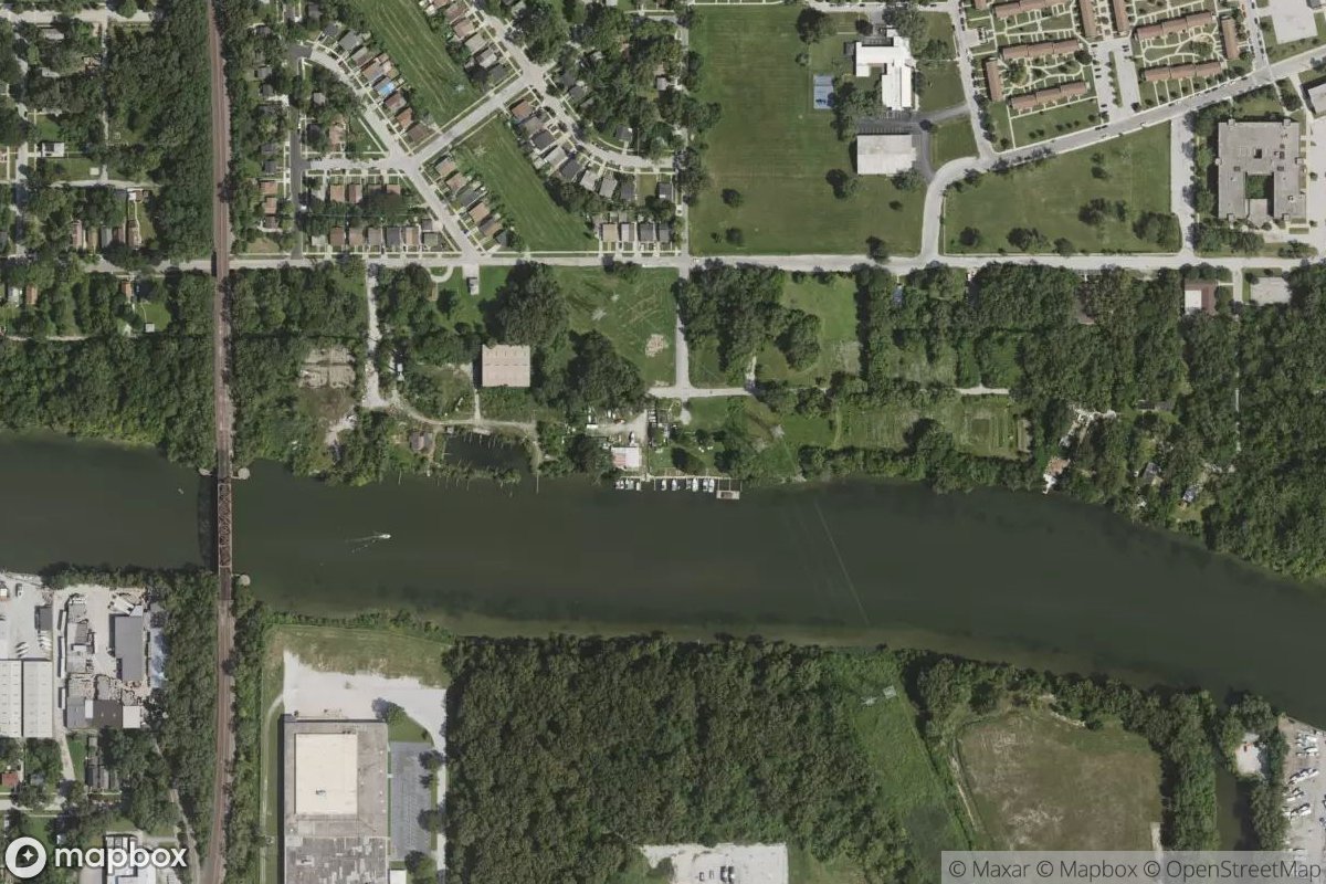 Satellite view of Chicago's Finest Marina