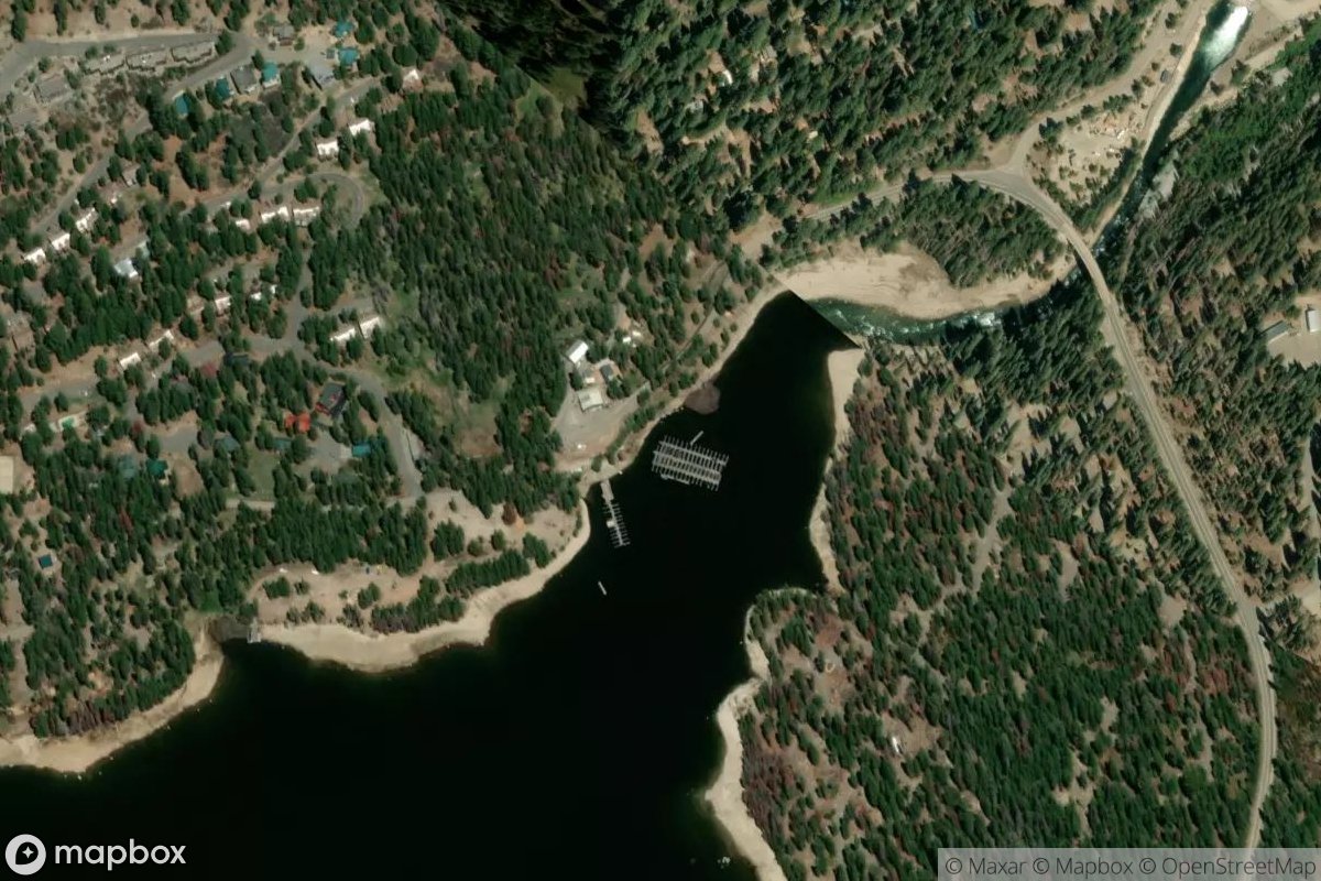 Satellite view of China Peak Landing