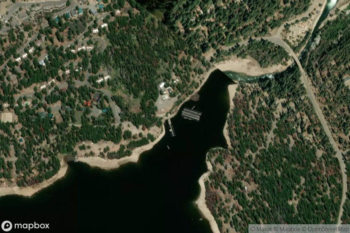 Satellite view of China Peak Landing