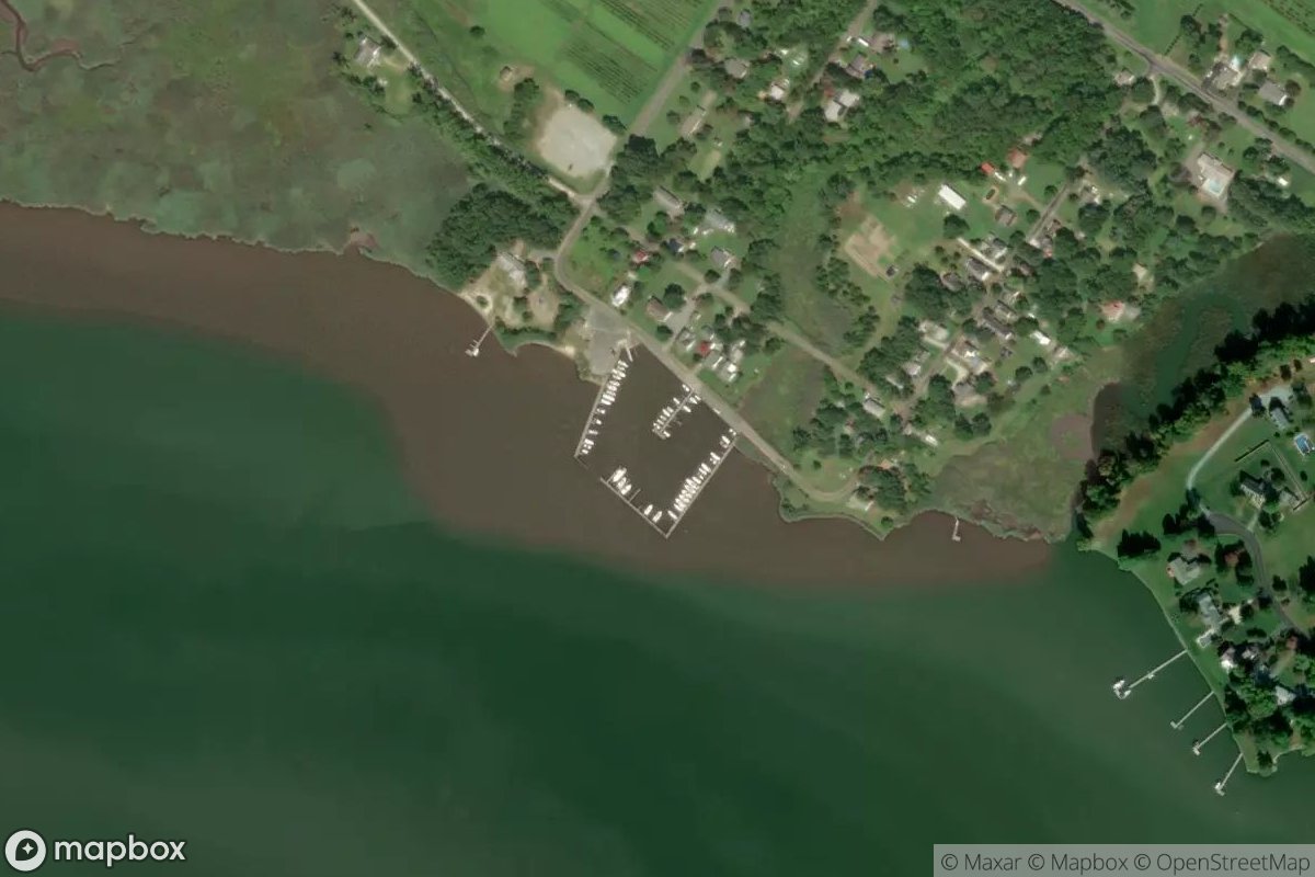 Satellite view of Choptank Marina