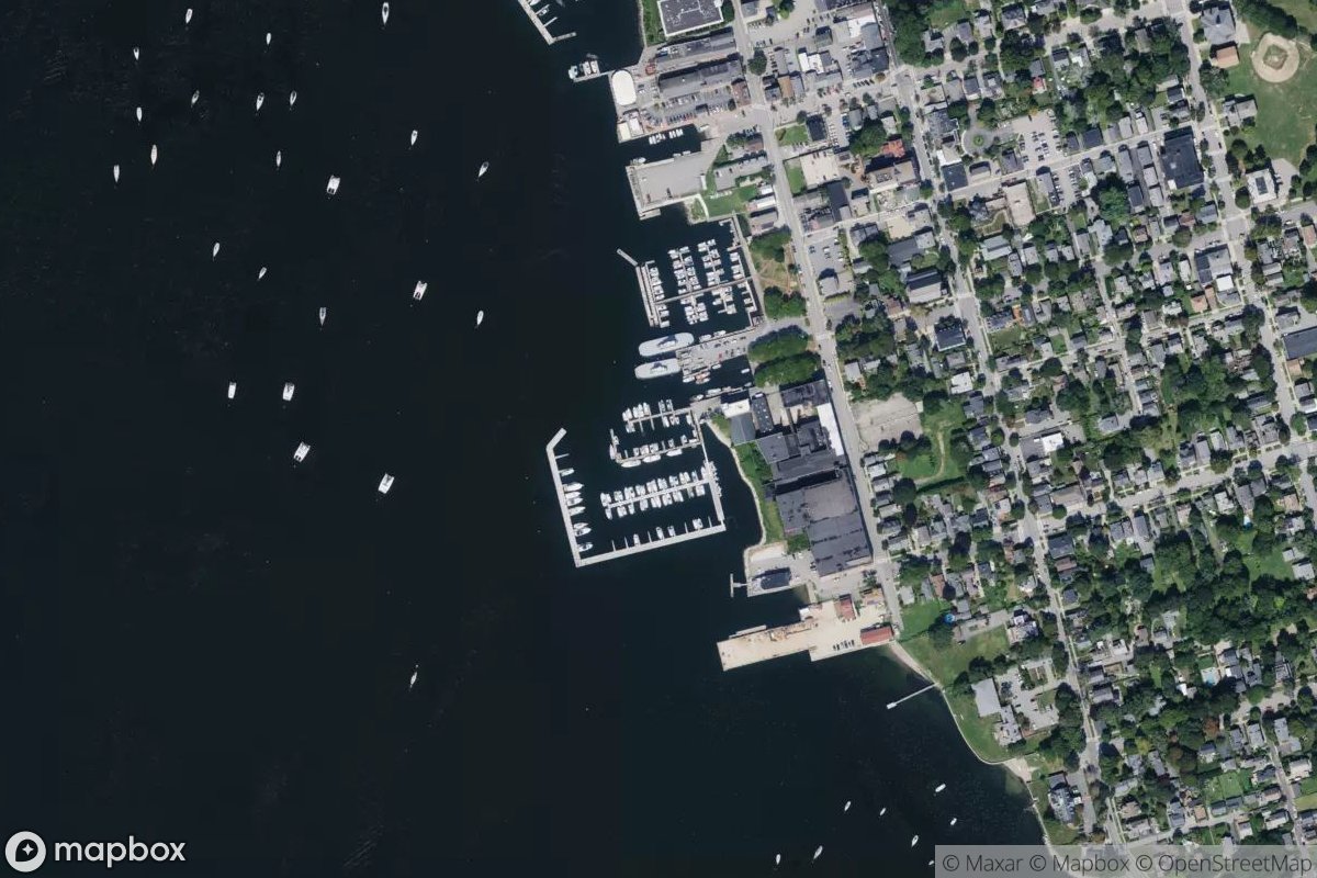 Satellite view of Church Street Marina