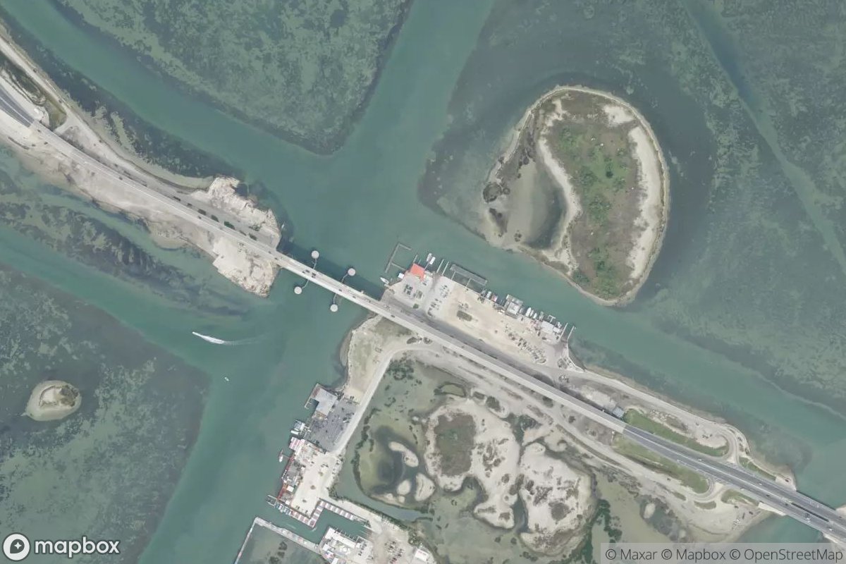 Satellite view of Clem's Marina