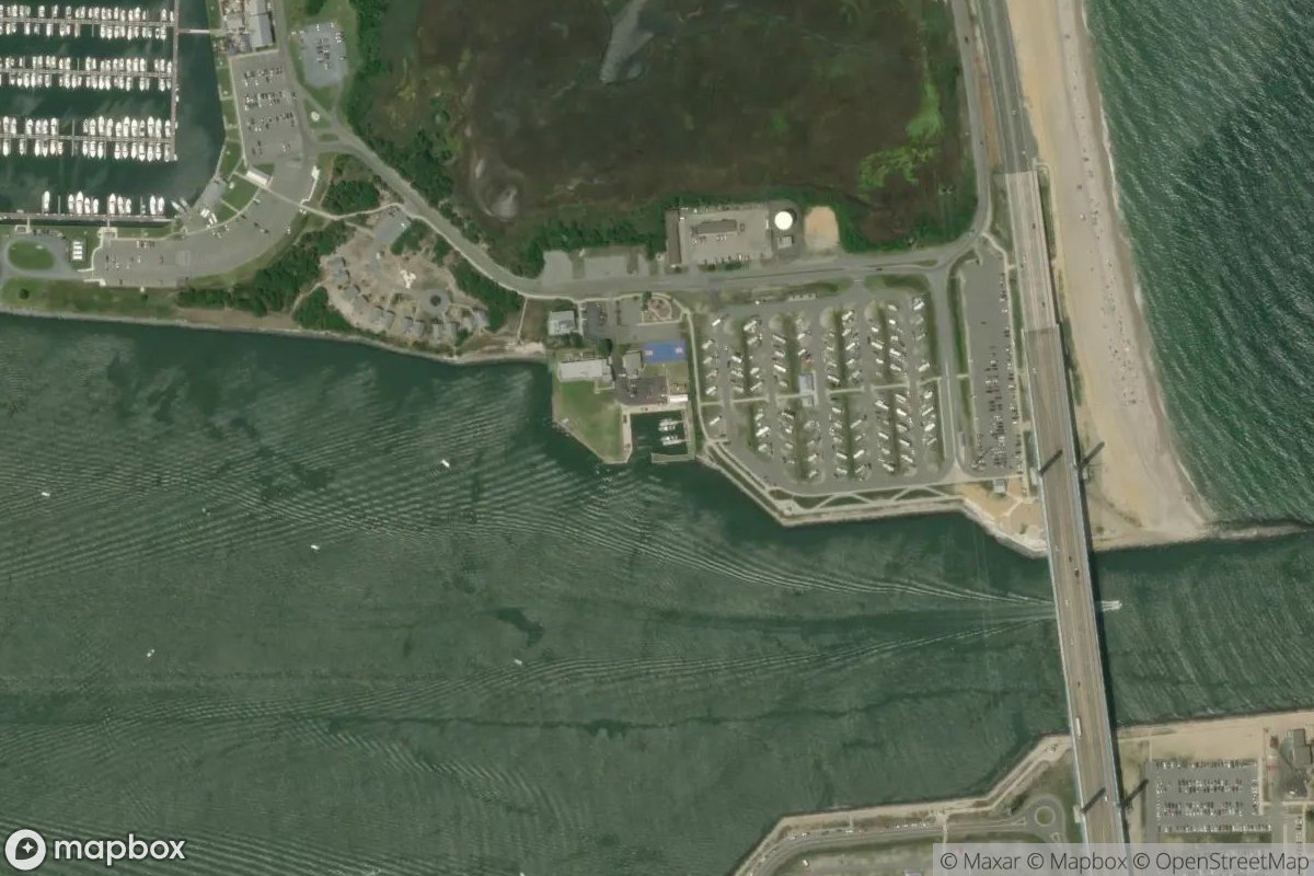 Satellite view of Coast Guard Basin