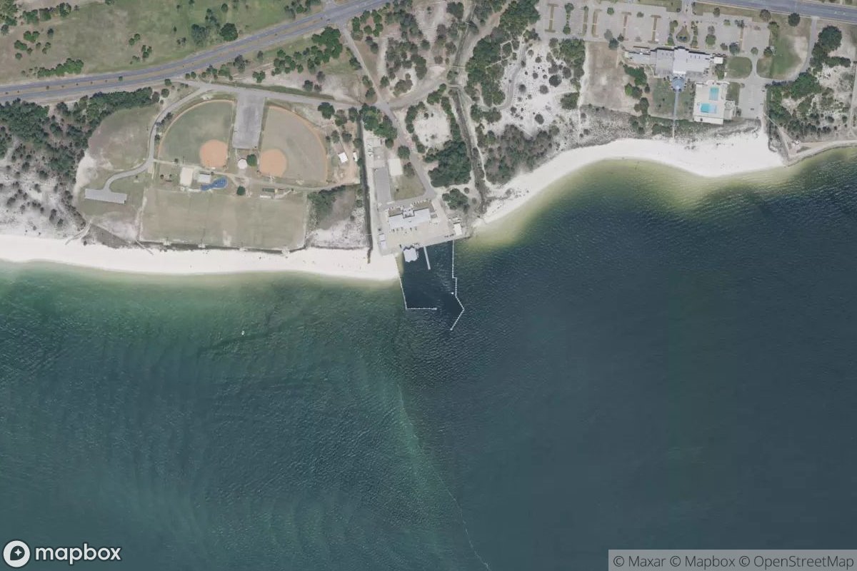 Satellite view of Coast Guard Basin