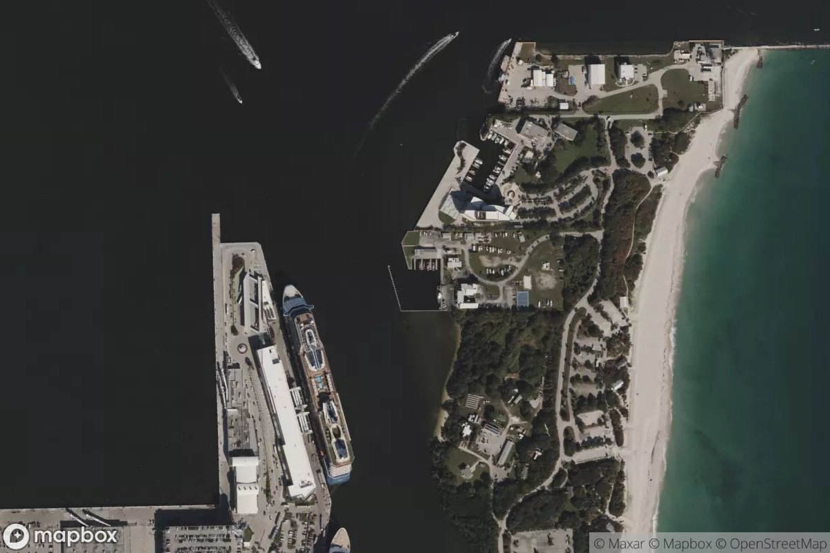 Satellite view of Coast Guard Basin