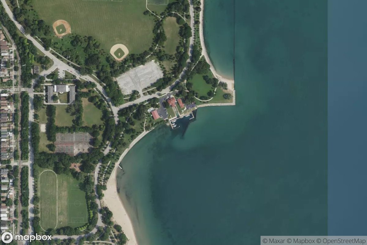 Satellite view of Coast Guard Basin