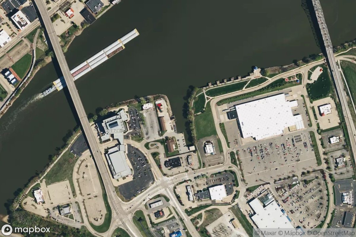 Satellite view of Coast Guard Basin