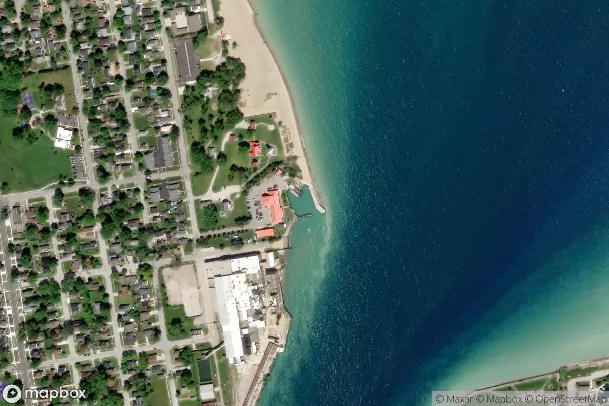 Satellite view of Coast Guard Basin