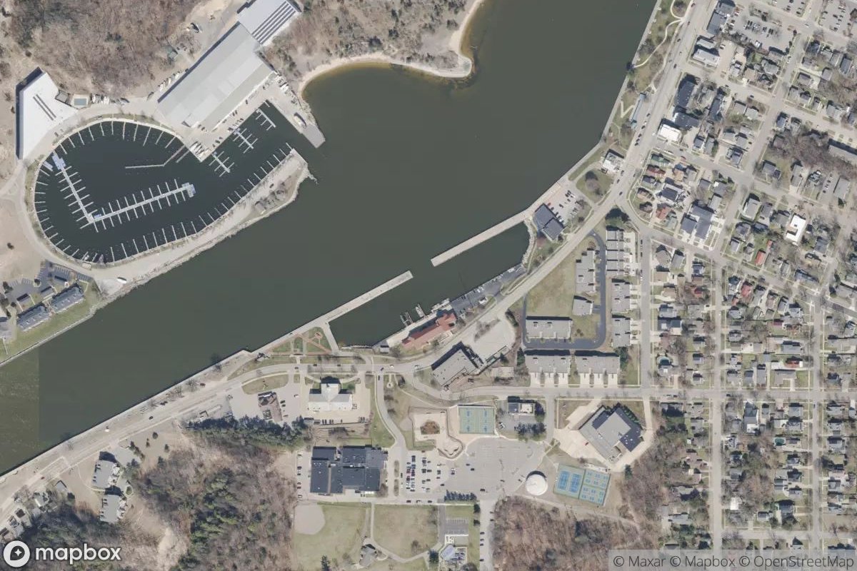 Satellite view of Coast Guard Basin