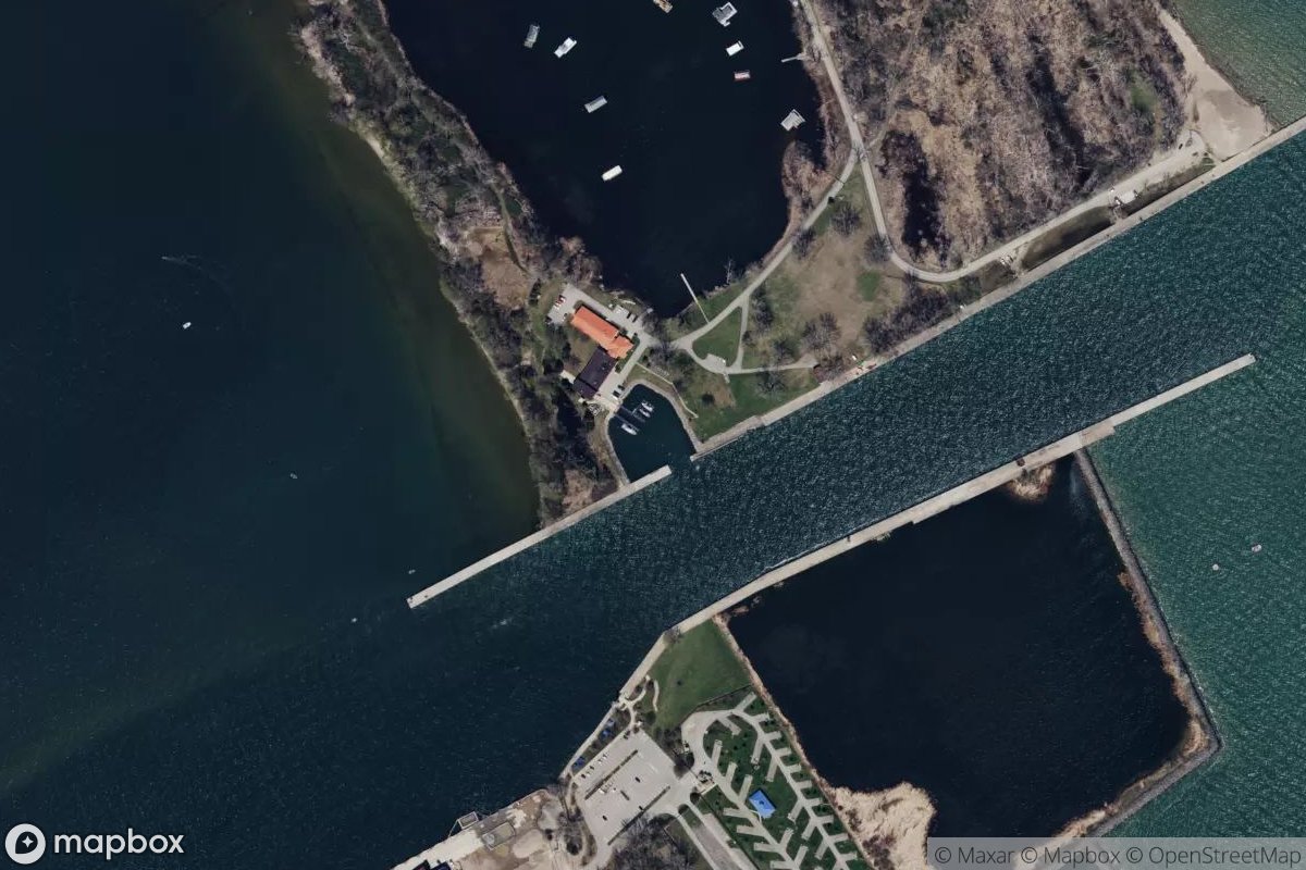 Satellite view of Coast Guard Basin