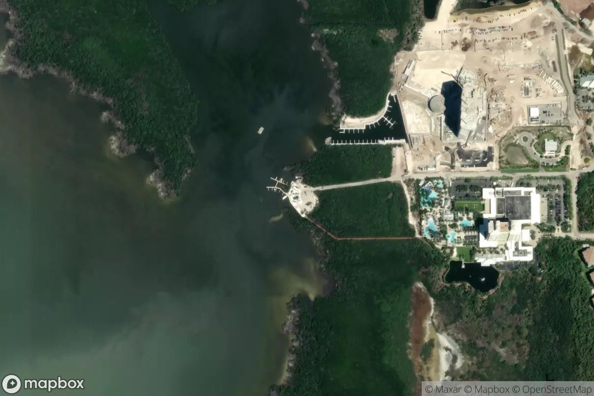 Satellite view of Coconut Point Marina
