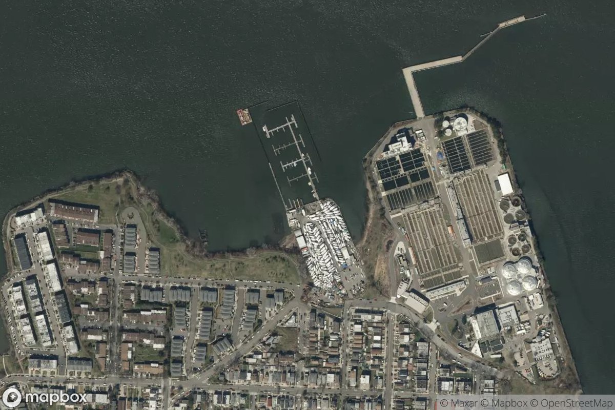 Satellite view of College Point Yacht Club