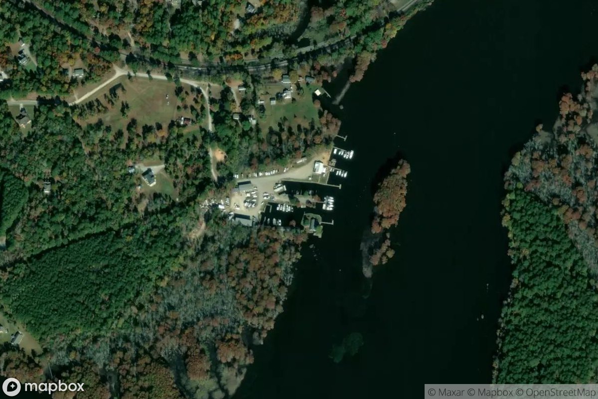 Satellite view of Colonial Harbor Marina