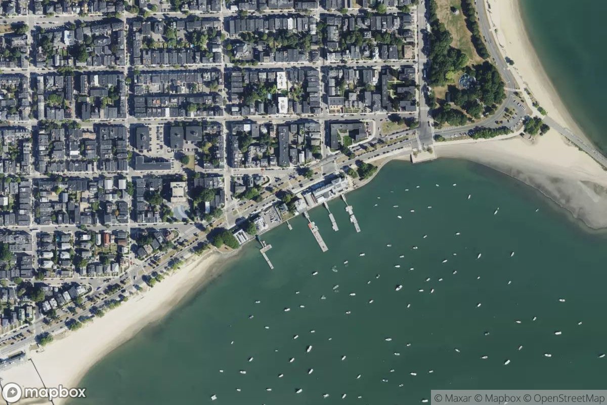 Satellite view of Columbia Yacht Club