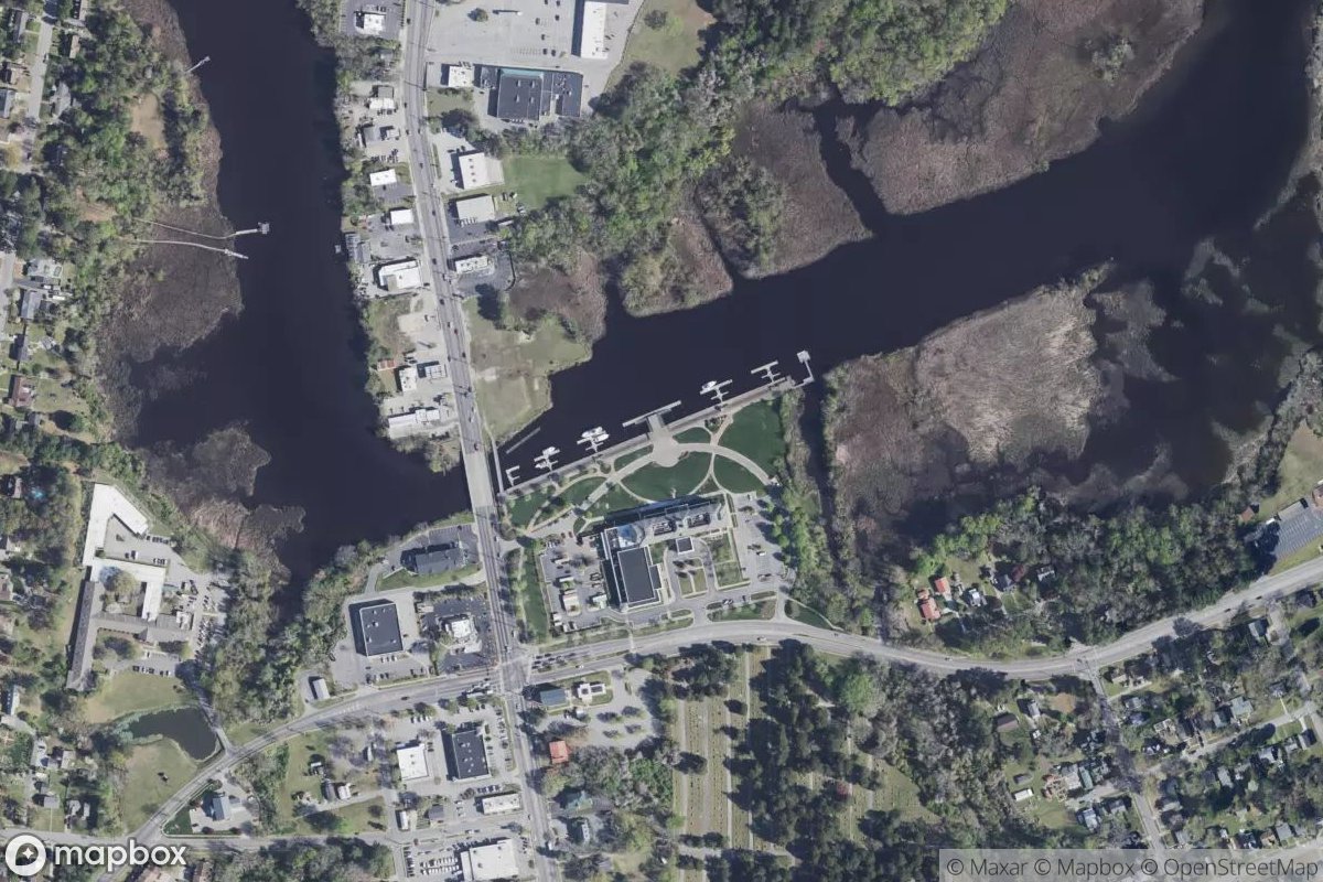 Satellite view of Constant's Wharf Marina